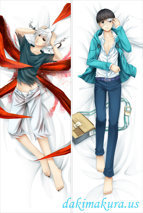 New Anime Tokyo Ghoul Kaneki ken Dakimakura Bed Hugging Body Pillow Case